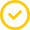 yellow tick icon
